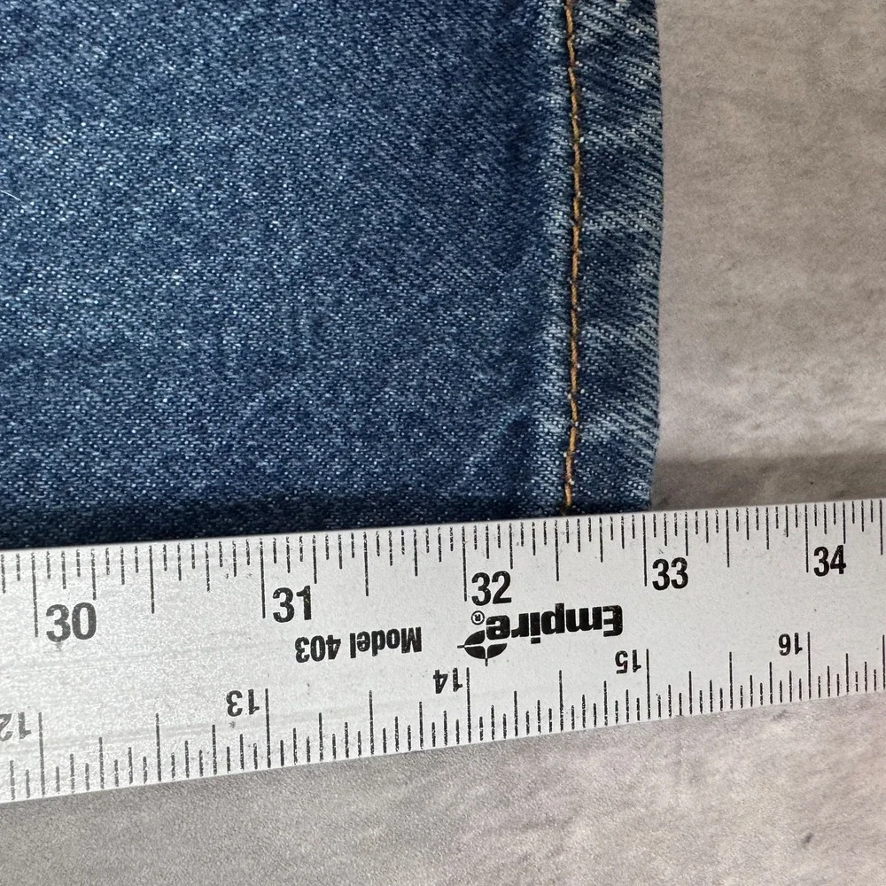 Vintage Levi's 517 Jeans Men 31x34 Blue Faded Bootcut Western Cowboy Denim